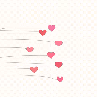 Simple Valentine's Day wallpaper