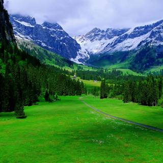 Alpes Mountain desktop HD wallpaper