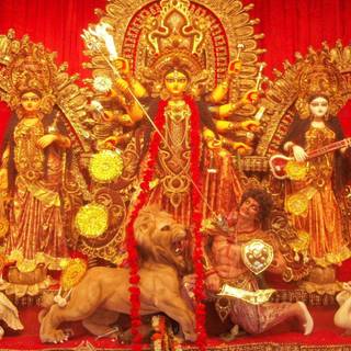 Desktop Durga Puja HD wallpaper