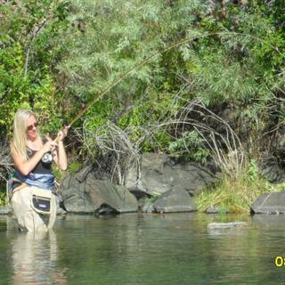 Desktop trout fishing wallpaper