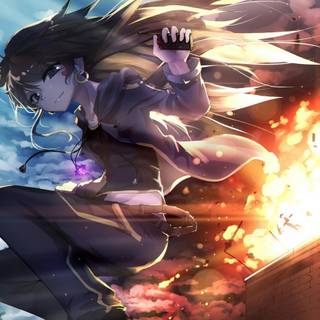 Fire anime wallpaper