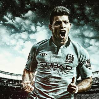 Sergio Aguero computer wallpaper