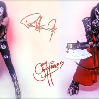 Paul and Gene Kiss wallpaper