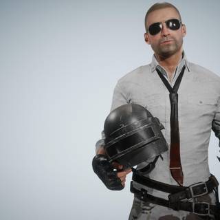 PUBG winter helmet wallpaper