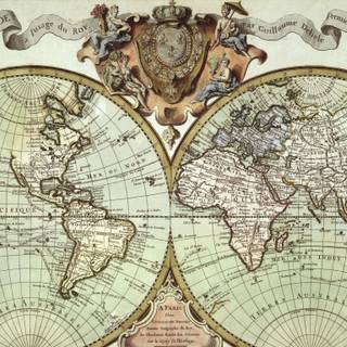 Vintage world map 4k wallpaper