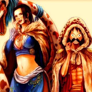 Boa Hancock black wallpaper