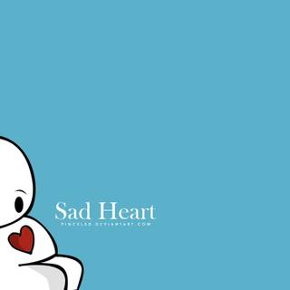 Sad hearts wallpaper