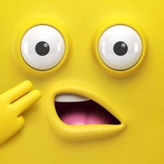 Cartoon face mobile HD wallpaper