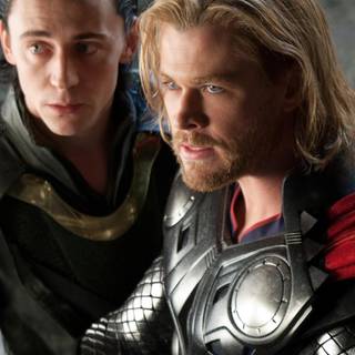 Loki and Thor phone wallpaper