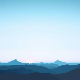 Gradient mountains wallpaper