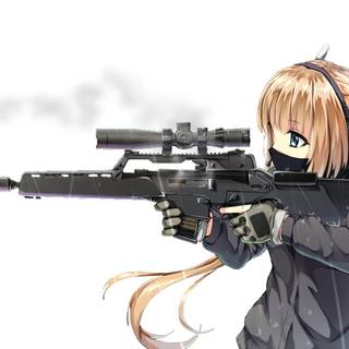 Sniper anime wallpaper