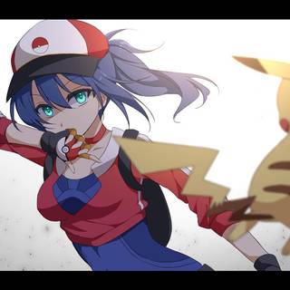 Female Pikachu wallpaper