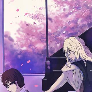 Kaori Miyazono HD iPhone wallpaper