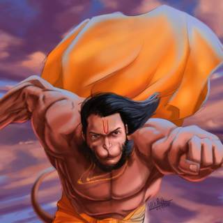 Hanuman body builder HD wallpaper