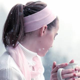 Girl ponytail wallpaper