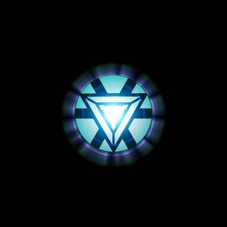 Iron Man arc reactor amoled wallpaper