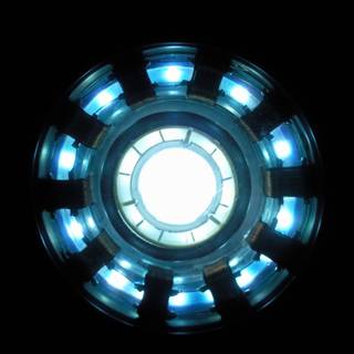 Iron Man arc reactor amoled wallpaper