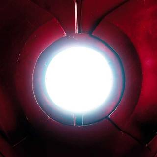 Iron Man arc reactor amoled wallpaper