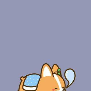 Corgi anime wallpaper