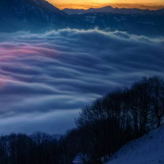 Great Smoky Mountains sunrise wallpaper