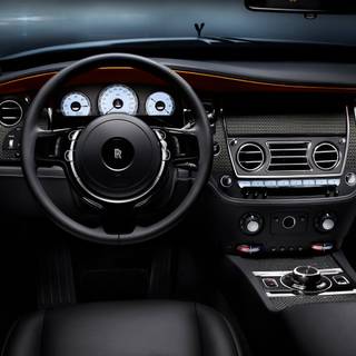 HD desktop Rolls Royce Phantom interior wallpaper