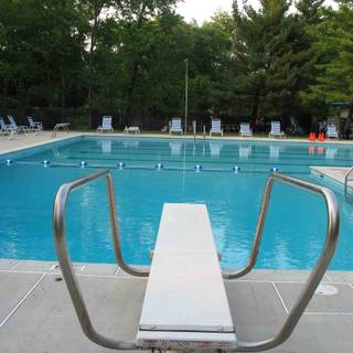 Diving board wallpaper