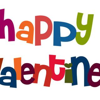Happy Valentines Day kids wallpaper
