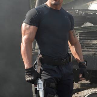 Dwayne Johnson HD iPhone wallpaper