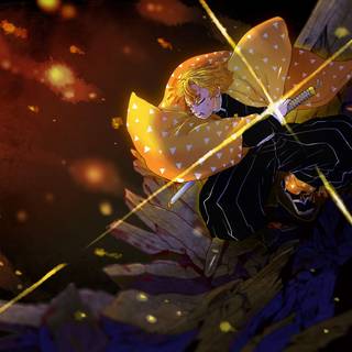 Zenitsu Demon Slayer wallpaper