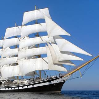 White sails wallpaper