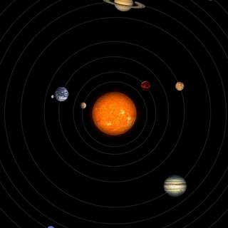 Solar System phone wallpaper