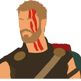 Thor Ragnarok minimalist wallpaper