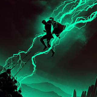 Thor Ragnarok minimalist wallpaper