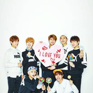BTS Valentines wallpaper