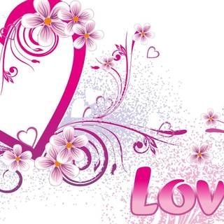 Valentine's Day colour wallpaper