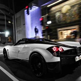 Fast car road wallpaper