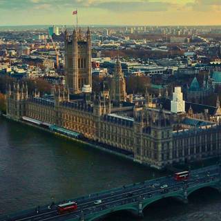 Mobile city pixel wallpaper