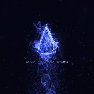 Assassins Creed symbol computer Nothing is true, everything is permitted wallpaper