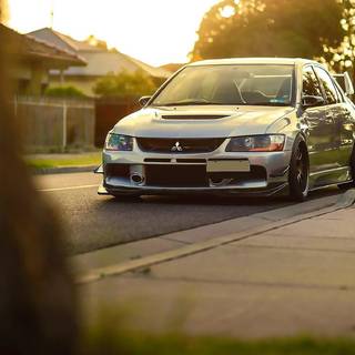Mitsubishi evo 9 mr wallpaper