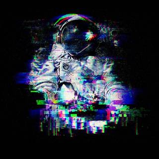 Aesthetic glitch wallpaper