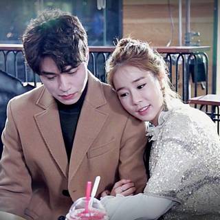 K-drama couple wallpaper