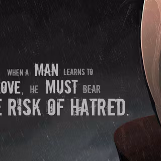 Anime sad man wallpaper