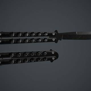 Butterfly knife wallpaper