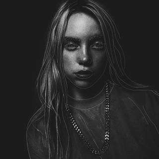 Billie Eilish white hair wallpaper