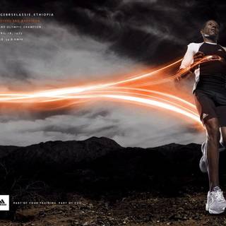 Women running wallpaper