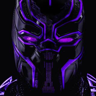 iPhone superhero Black Panther wallpaper