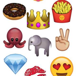 iPhone Tumblr Emoji wallpaper