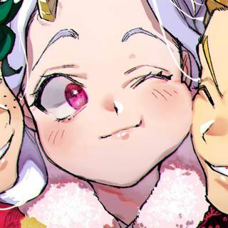 Mirio and Eri desktop wallpaper