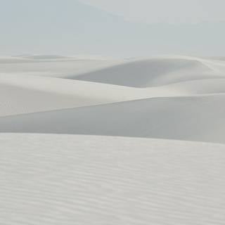 White desert dune wallpaper