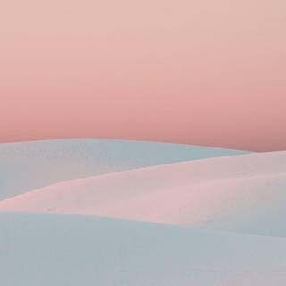 White desert dune wallpaper